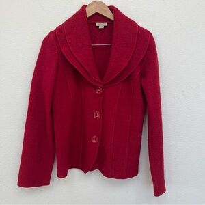 Vintage Venario Wool Red Jacket Size M